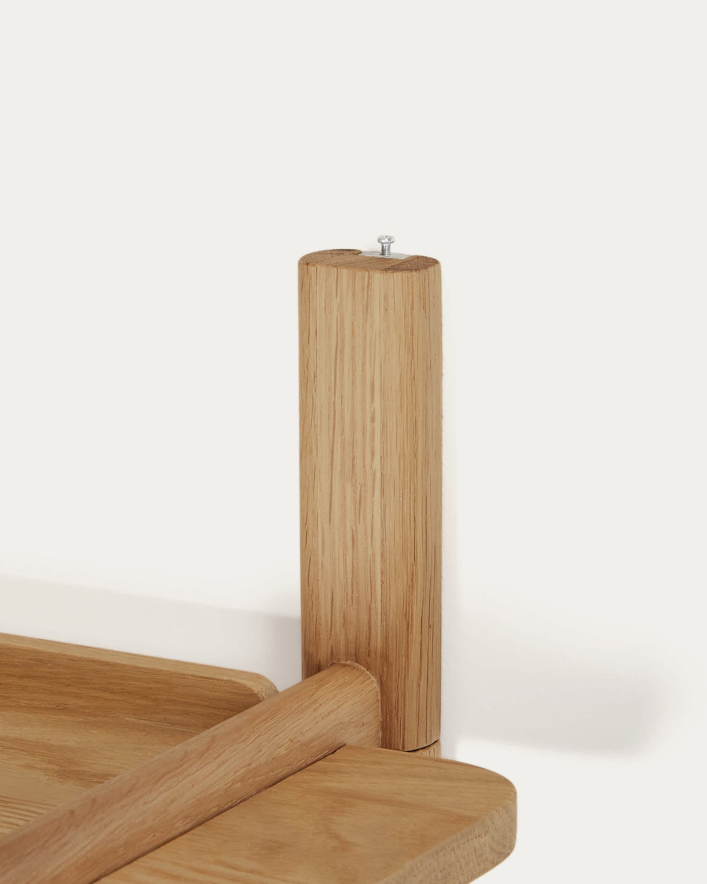 Scaffalatura modulare Sitra 1 mensola legno massiccio di rovere naturale 110 cm