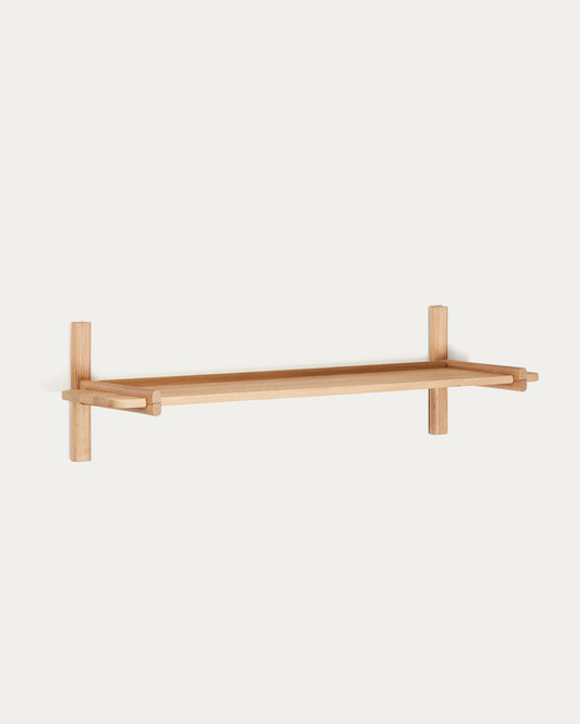 Scaffalatura modulare Sitra 1 mensola legno massiccio di rovere naturale 110 cm