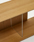 Set Litto di 6 ripiani modulari impiallacciati rovere 168 x 114 cm