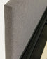 Letto con contenitore apribile Nahiri grigio per materasso 180 x 200 cm