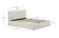 Letto Nahiri contenitore