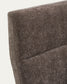 Letto sfoderabile Dafra in ciniglia marrone scuro con contenitore apribile per materasso 160 x 200 cm