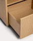 Comodino Helvine 1 cassetto in impiallacciato di rovere 45 x 52 cm FSC 100%