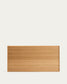 Testiera Norlen in impiallacciato di rovere con finitura naturale e luce LED per letto fino a 180 cm FSC Mix Credit