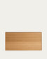 Testiera Norlen in impiallacciato di rovere con finitura naturale e luce LED per letto fino a 180 cm FSC Mix Credit