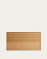 Testiera Norlen in impiallacciato di rovere con finitura naturale e luce LED per letto fino a 160 cm FSC Mix Credit