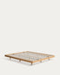 Base Norlen in impiallacciato di rovere con finitura naturale per materasso da 180 x 200 cm FSC Mix Credit