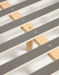 Base Norlen in impiallacciato di rovere con finitura naturale per materasso da 160 x 200 cm FSC Mix Credit