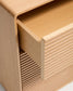 Cassettiera Norlen 3 cassetti in impiallacciato di rovere con finitura naturale FSC Mix Credit 101 x 75 cm