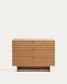 Cassettiera Norlen 3 cassetti in impiallacciato di rovere con finitura naturale FSC Mix Credit 101 x 75 cm
