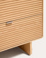 Cassettiera Norlen 6 cassetti in impiallacciato di rovere con finitura naturale FSC Mix Credit 120 x 75 cm
