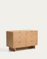 Cassettiera Norlen 6 cassetti in impiallacciato di rovere con finitura naturale FSC Mix Credit 120 x 75 cm