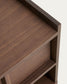 Comodino Onix 1 cassetto in impiallacciatura di noce finitura scura 45 x 47 cm FSC Mix Credit
