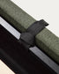 Letto contenitore sollevabile Darnela in ciniglia verde muschio per materasso da 90 x 200 cm