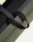 Letto contenitore sollevabile Darnela in ciniglia verde muschio per materasso da 150 x 200 cm