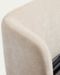 Letto sfoderabile con contenitore Nerla in ciniglia beige per materasso 180 x 200 cm