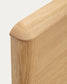 Letto Lenon in legno e rovere impiallacciato per materasso 160 x 200 cm FSC MIX Credit