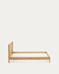 Letto Lenon in legno e rovere impiallacciato per materasso 160 x 200 cm FSC MIX Credit