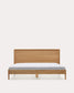Letto Lenon in legno e rovere impiallacciato per materasso 180 x 200 cm FSC MIX Credit