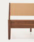 Letto Elan impiallacciatura e legno massiccio di noce corda materasso 160x200cm FSC Mix Credit