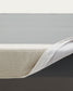 Base sfoderabile Ofelia ecru con piedi in legno massiccio di faggio per materasso da 150 x190 cm FSC Mix Credit