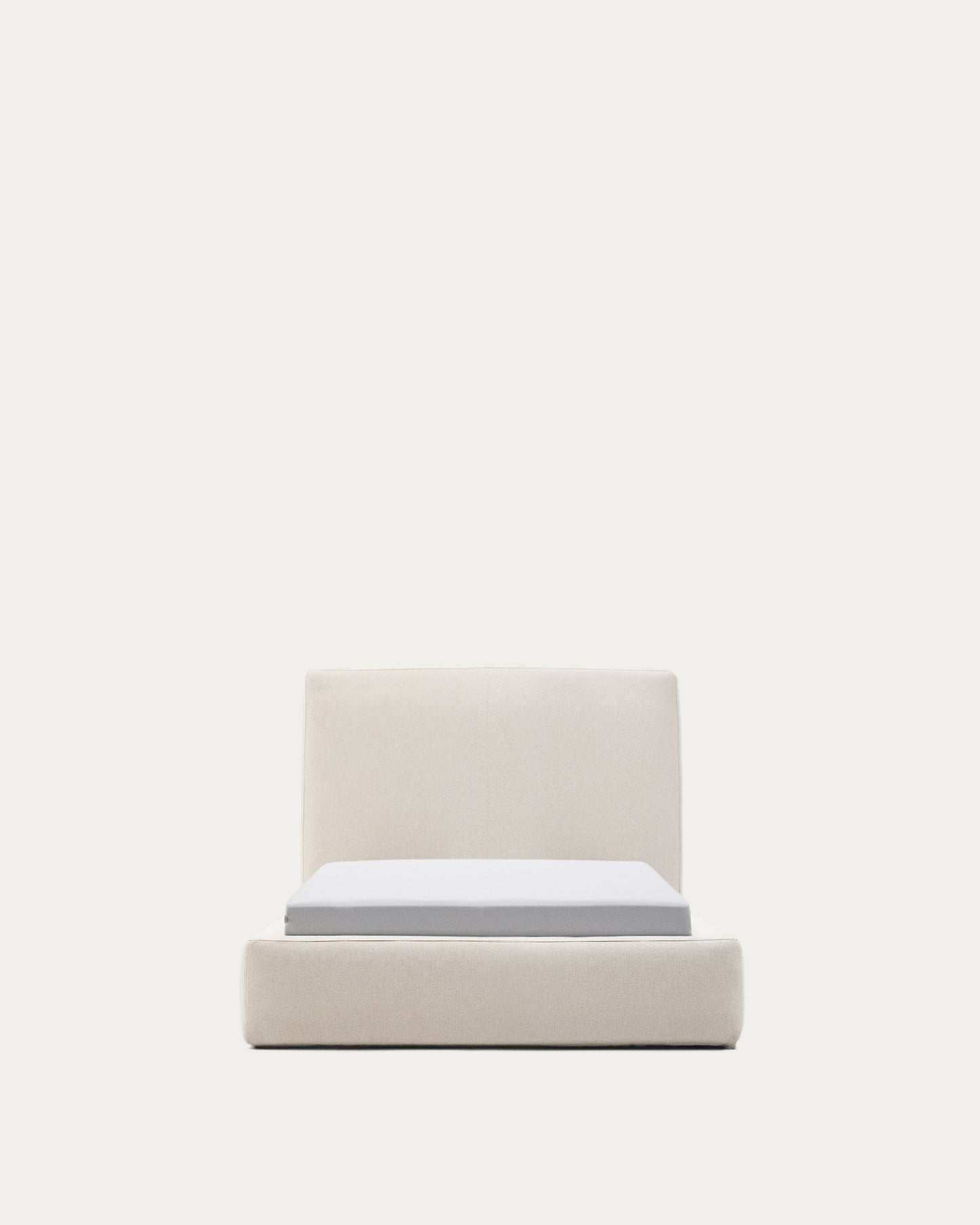 Letto sfoderabile Blok écru per materasso 90 x 200 cm