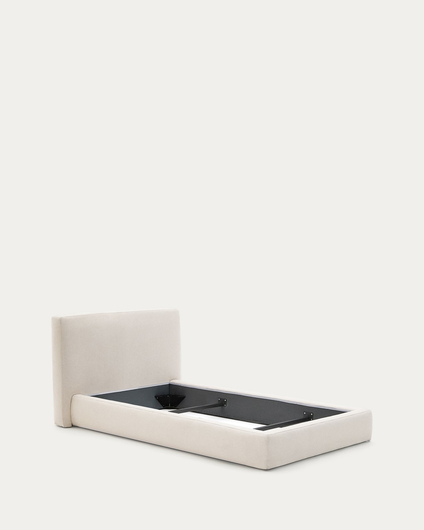 Letto sfoderabile Blok écru per materasso 90 x 200 cm