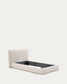 Letto sfoderabile Blok écru per materasso 90 x 200 cm
