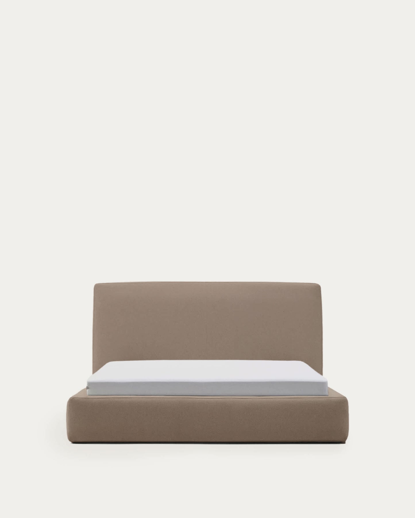 Letto sfoderabile Blok marrone per materasso da 160 x 200 cm FSC Mix Credit