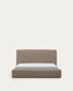 Letto sfoderabile Blok marrone per materasso da 160 x 200 cm FSC Mix Credit