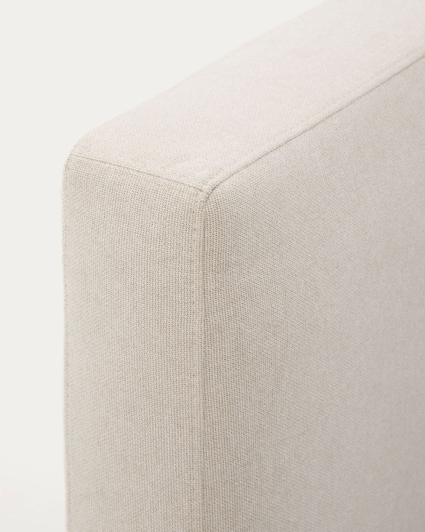 Letto sfoderabile Blok écru per materasso 160 x 200 cm