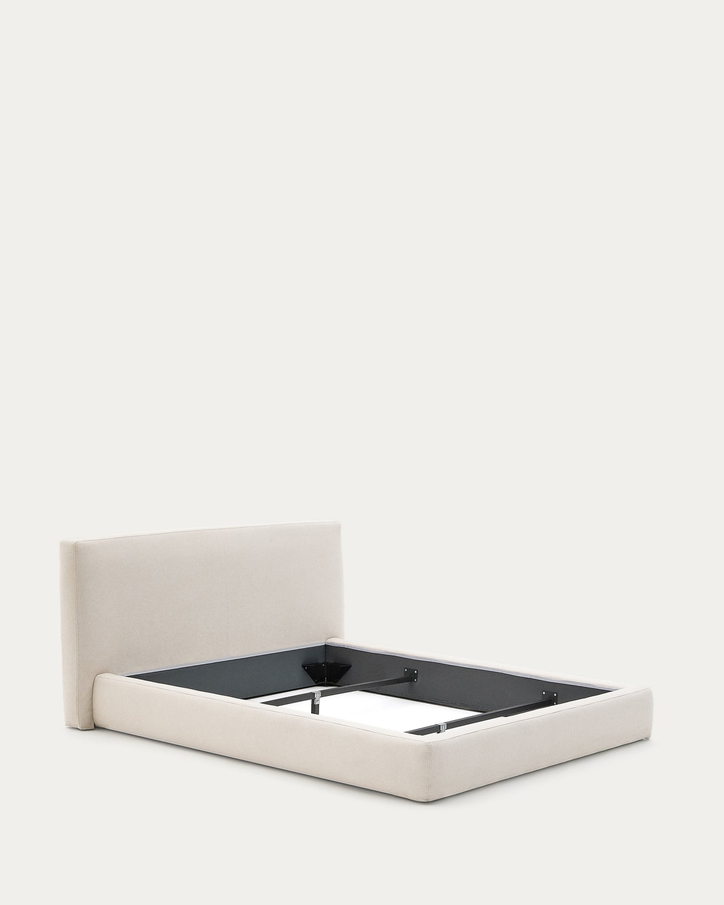 Letto sfoderabile Blok écru per materasso 160 x 200 cm