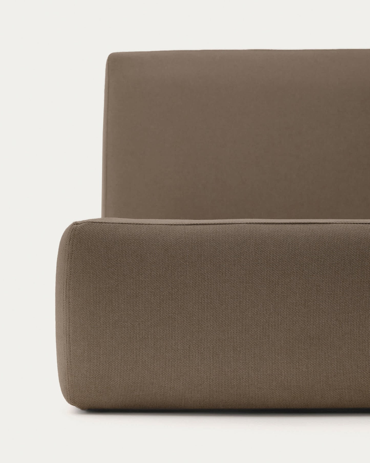 Letto sfoderabile Blok marrone per materasso da 180 x 200 cm FSC Mix Credit