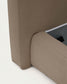 Letto sfoderabile Blok marrone per materasso da 180 x 200 cm FSC Mix Credit