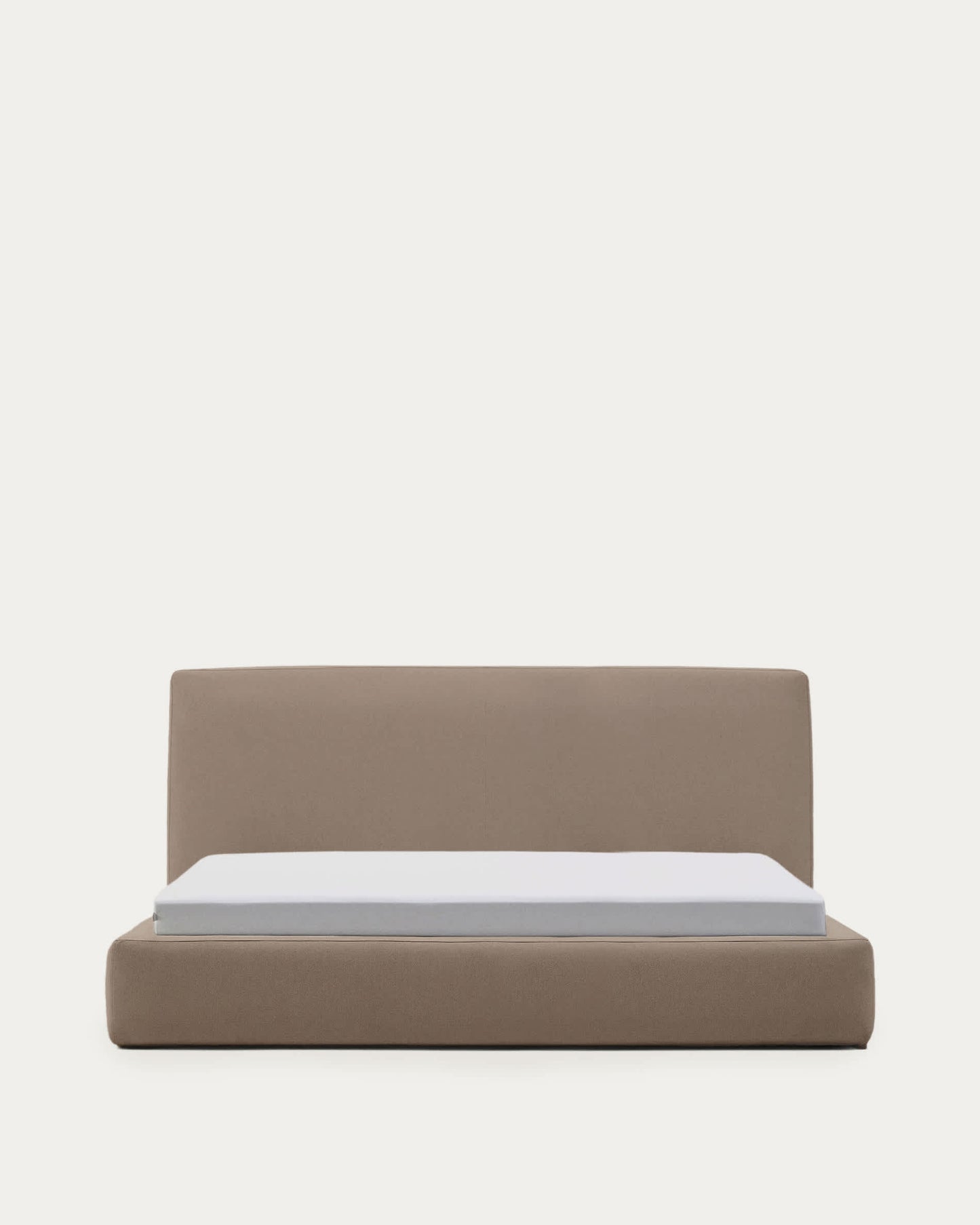 Letto sfoderabile Blok marrone per materasso da 180 x 200 cm FSC Mix Credit