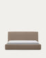 Letto sfoderabile Blok marrone per materasso da 180 x 200 cm FSC Mix Credit