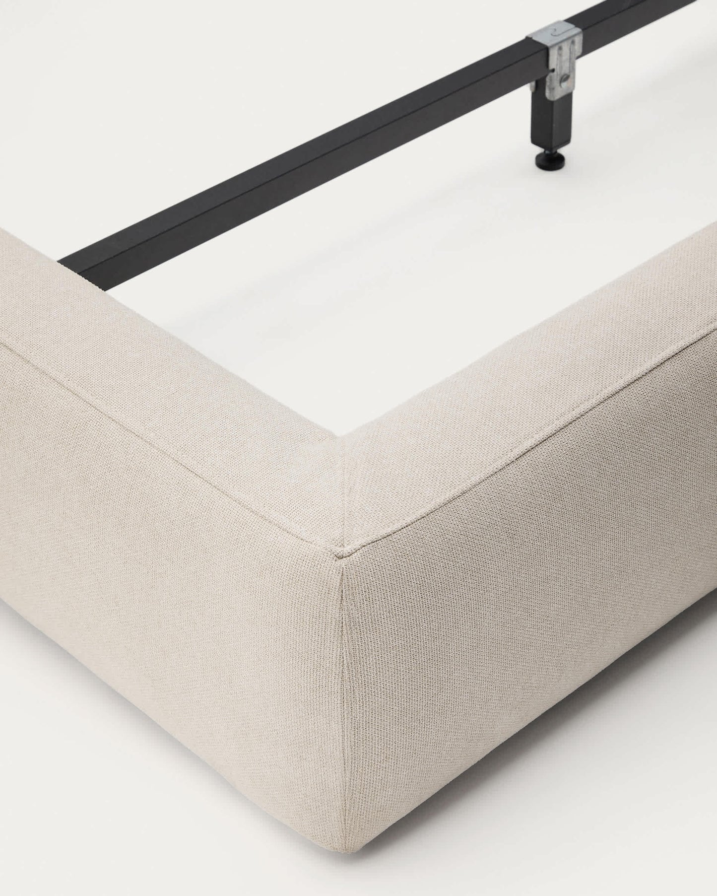 Letto sfoderabile Block beige per materasso 180 x 200 cm