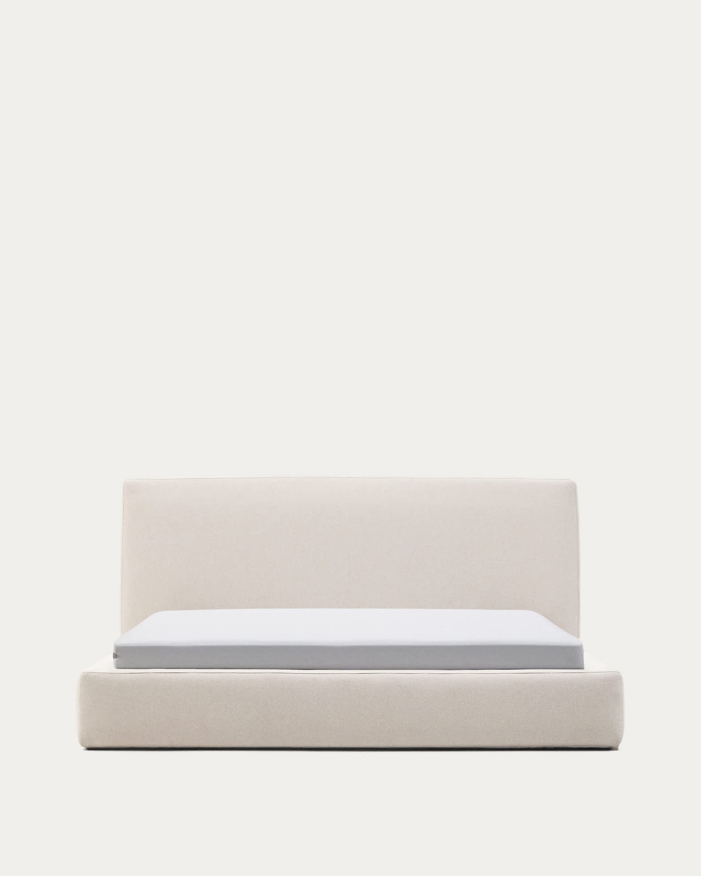 Letto sfoderabile Block beige per materasso 180 x 200 cm