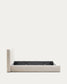 Letto sfoderabile Block beige per materasso 180 x 200 cm