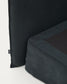 Letto sfoderabile Jaira in lino e cotone grigio antracite per materasso da 160 x 200 cm FSC Mix Credit