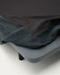 Letto sfoderabile Jaira in lino e cotone grigio antracite per materasso da 160 x 200 cm FSC Mix Credit