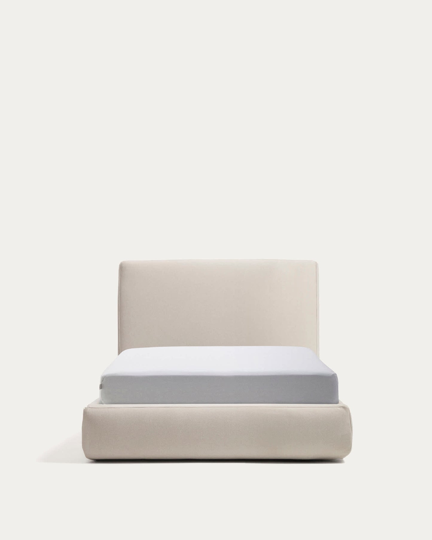 Letto sfoderabile con rete sollevabile Blok écru per materasso da 90 x 200 cm FSC Mix Credit