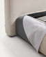 Letto sfoderabile con rete sollevabile Blok écru per materasso da 160 x 200 cm FSC Mix Credit