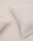 Set Simmel copripiumino e federe di misto lino colore grigio per letto 180 cm