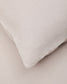 Set Simmel copripiumino e federe di misto lino colore grigio per letto 180 cm