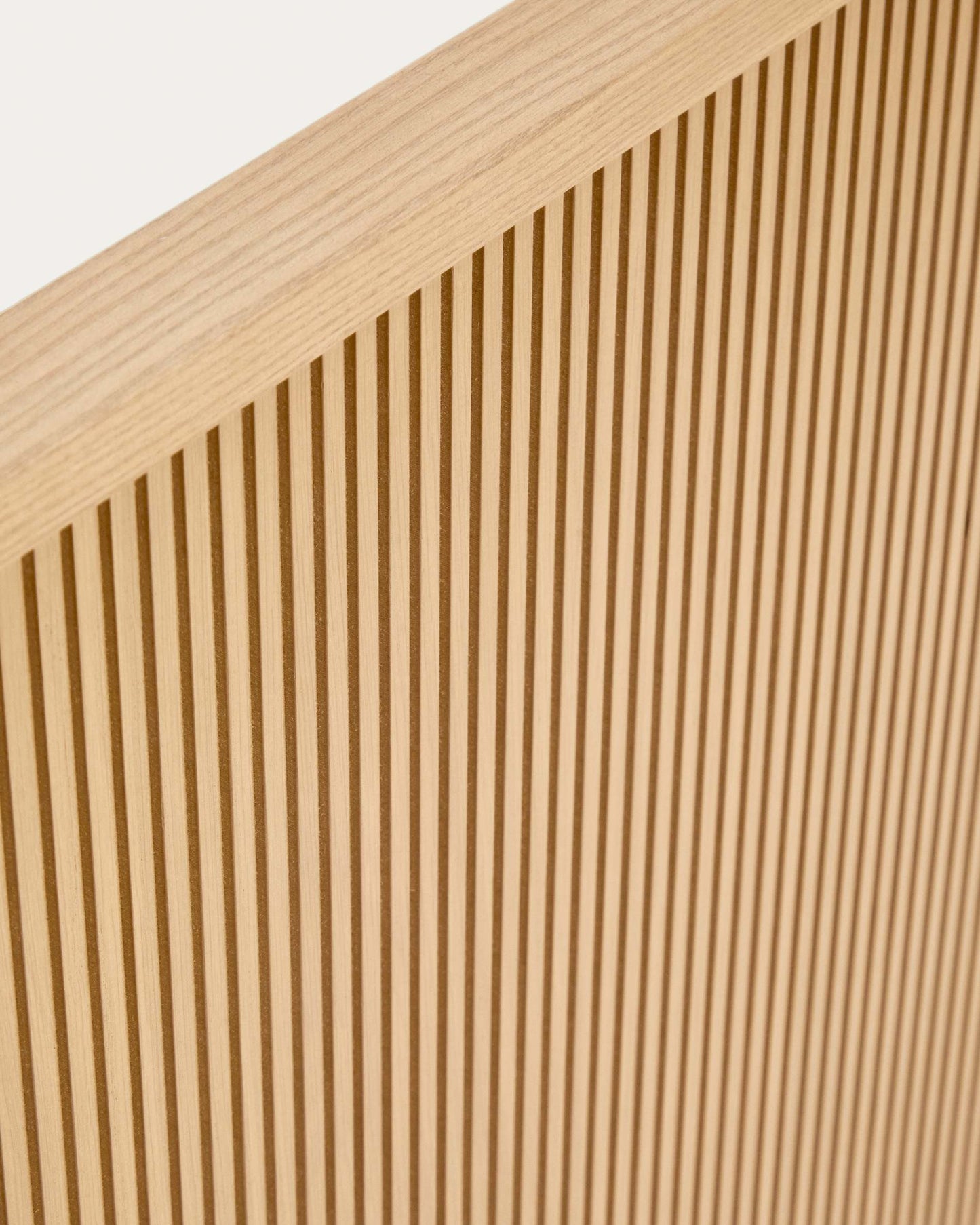 Testiera Helvine in impiallacciato di rovere per letto da 90 cm FSC 100%