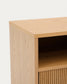 Comodino Helvine 1 cassetto impiallacciatura in rovere 60 x 52 cm