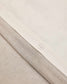 Set Sotela di copripiumino e federa a righe ricamato 100% cotone percalle beige letto da 90 cm