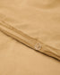 Set Sifinia copripiumino e federa 100% cotone percalle con frange mostarda letto 90 cm