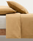 Set Sifinia copripiumino e federa 100% cotone percalle con frange mostarda letto 90 cm